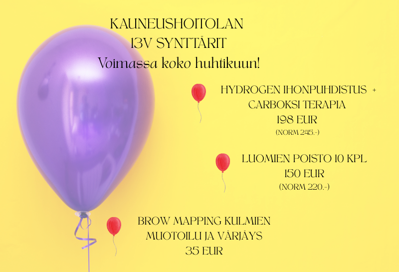 kauneushoitolan tarjoukset