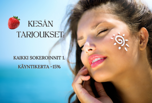 sokerointi tarjous kesällä